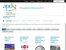 Tablet Screenshot of apdsi.pt